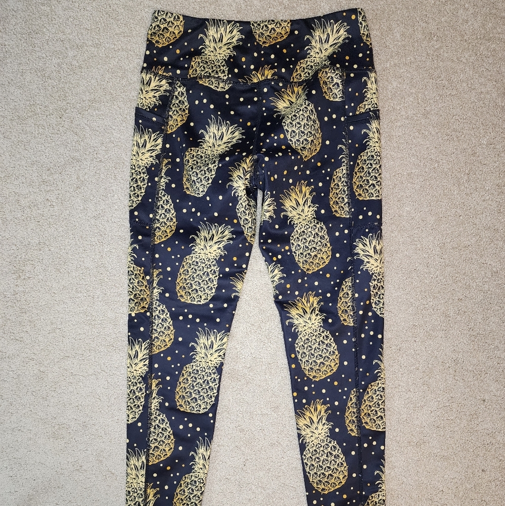 CVG Fineapple full length leggings in size S